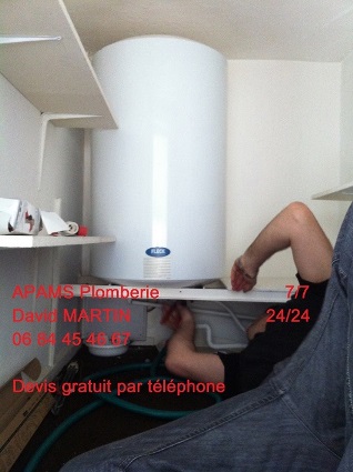 apams plomberie Limonest pose et installation de chauffe eau